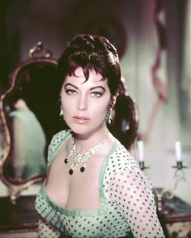 Gorgeous Photos of Ava Gardner in Beautiful Costumes from the movie '55 Days at Peking (1963)'