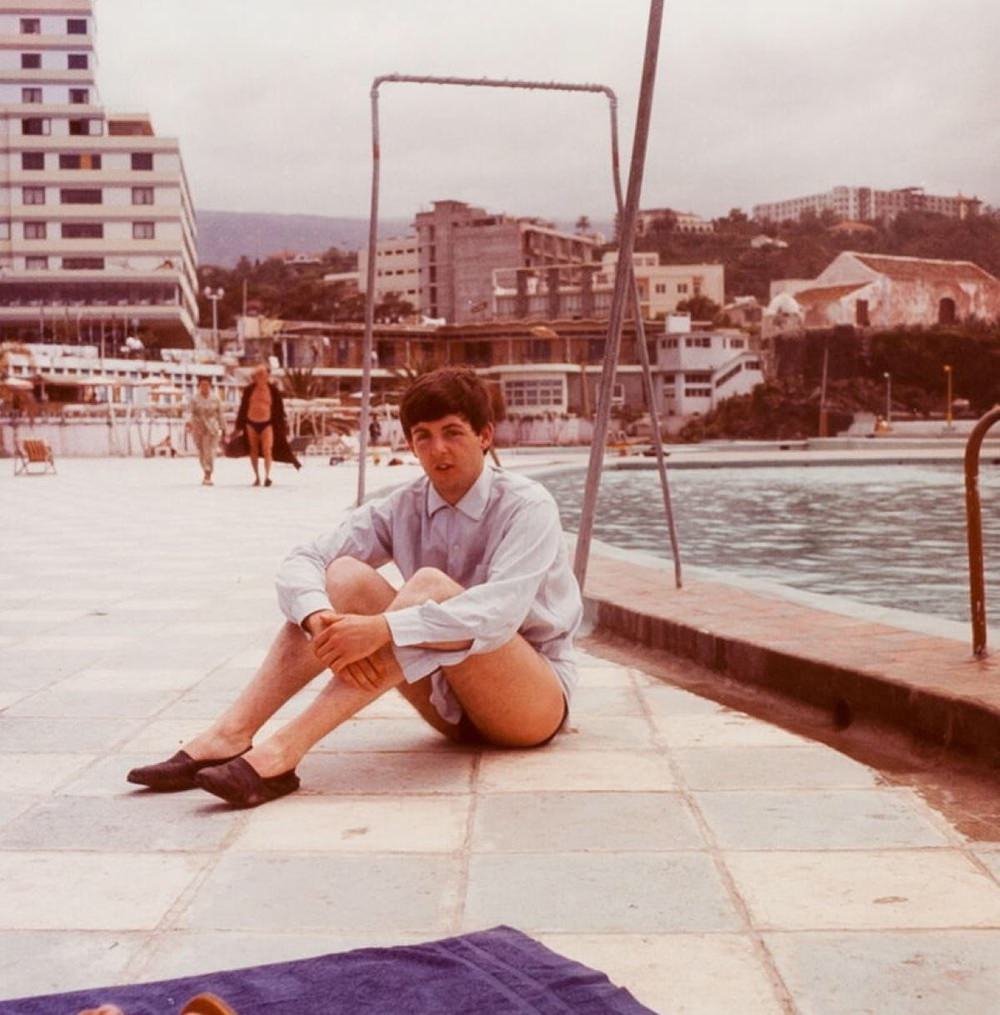 Paul McCartney in Tenerife, April 1963.