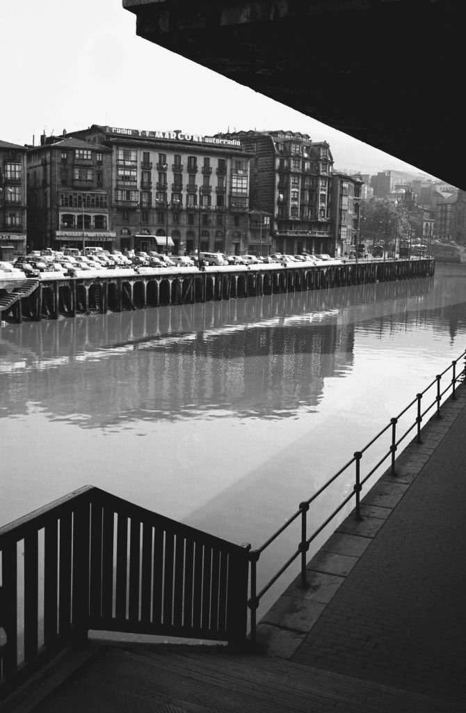Bridge of “Vitoria”, Bilbao, Vizcaya, Spain, 1967.
