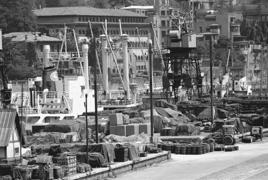 Port of Bilbao, Vizcaya, Spain, 1967.