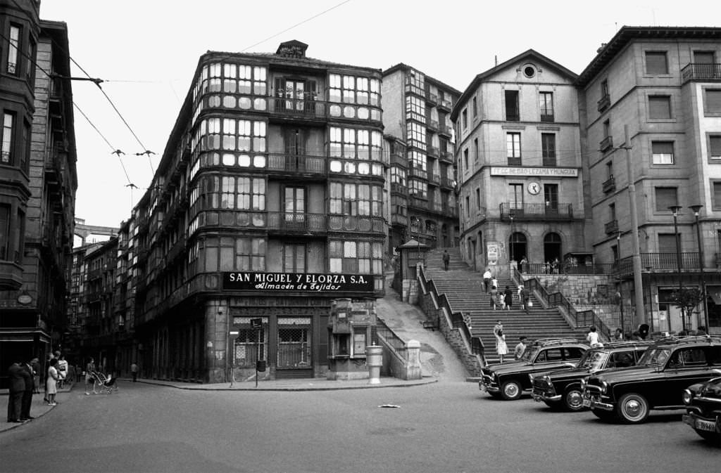 Stairway of the Causeways, Bilbao, Vizcaya, Spain, 1967.