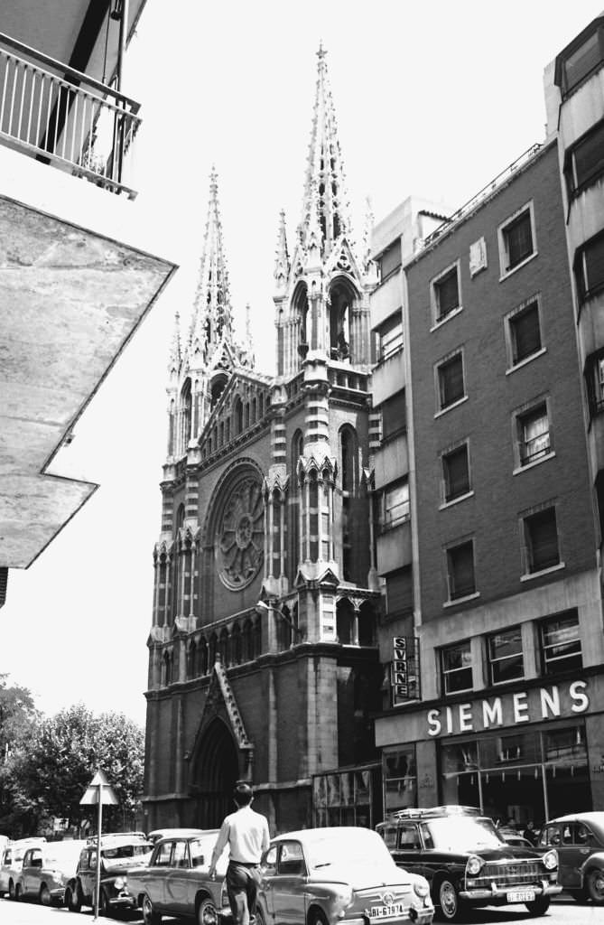 Church of “Los Jesuitas”, Bilbao, Vizcaya, Spain, 1967.