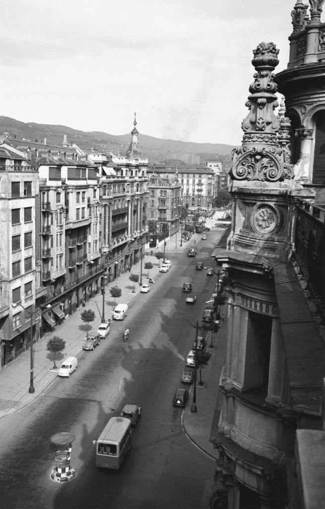 “Gran Via”, Bilbao, Vizcaya, Spain, 1967.