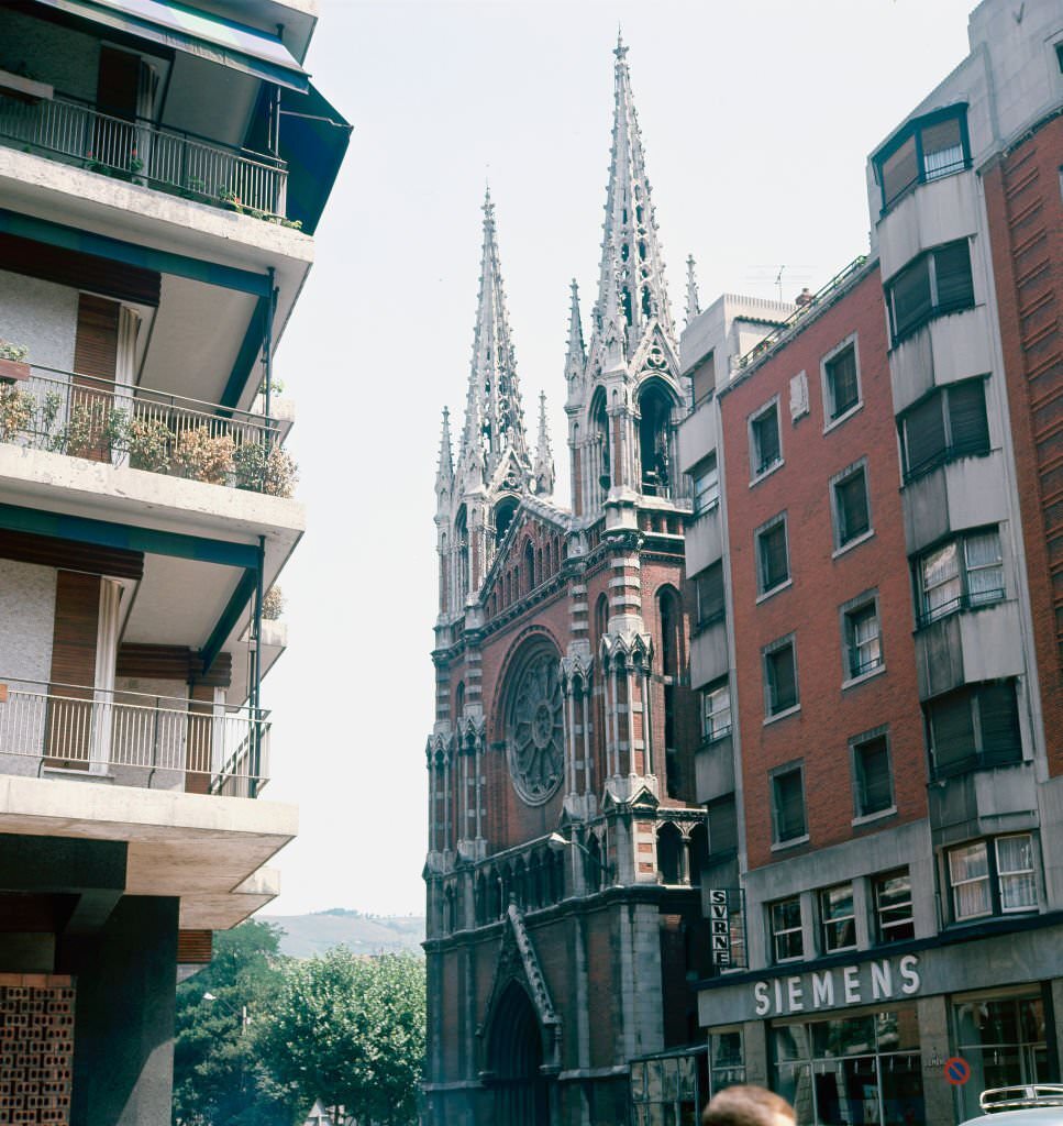 Church of “Los Jesuitas”, Bilbao, Vizcaya, Spain, 1965.