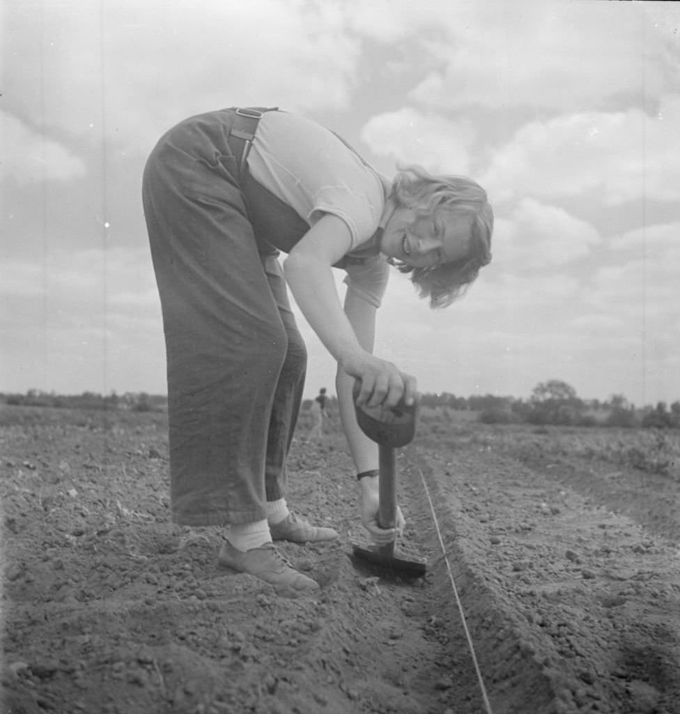 Cecil Beaton Photographs: Women's Horticultural College, Waterperry House, Oxfordshire, 1943