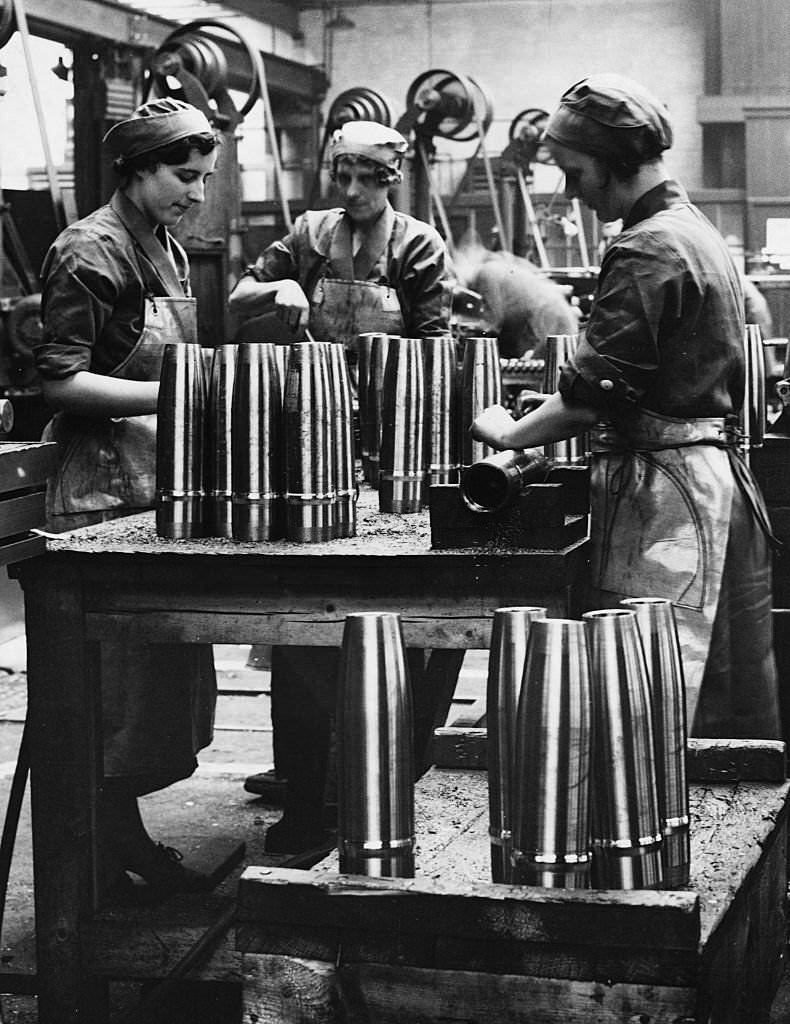 Women Workers in a Munitions Factory, 1939