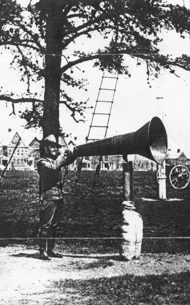 Bugle Megaphones: The Giant Bugles used on the Military Garrisons During WWII