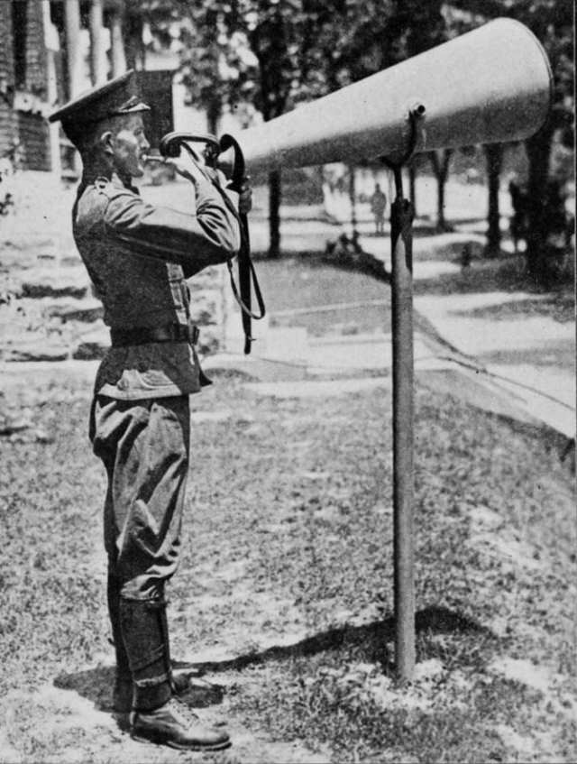 Bugle Megaphones: The Giant Bugles used on the Military Garrisons During WWII