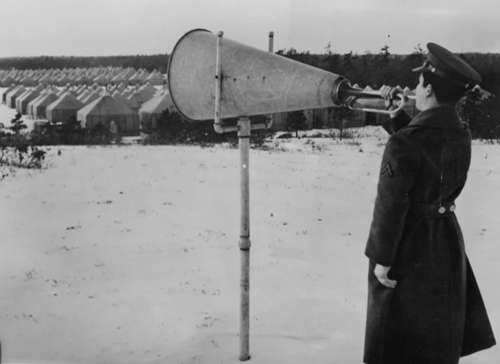 Bugle Megaphones: The Giant Bugles used on the Military Garrisons During WWII