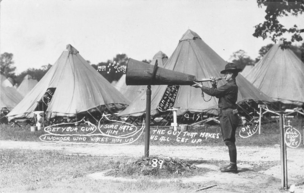 Bugle Megaphones: The Giant Bugles used on the Military Garrisons During WWII