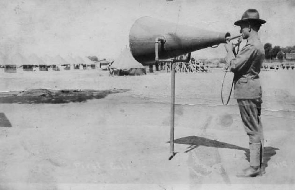 Bugle Megaphones: The Giant Bugles used on the Military Garrisons During WWII