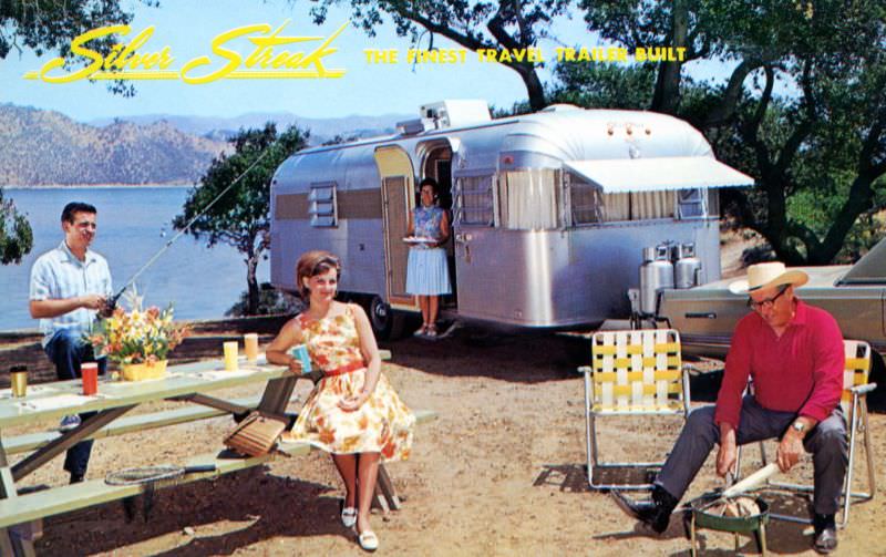 Silver Streak travel trailers, El Monte, California