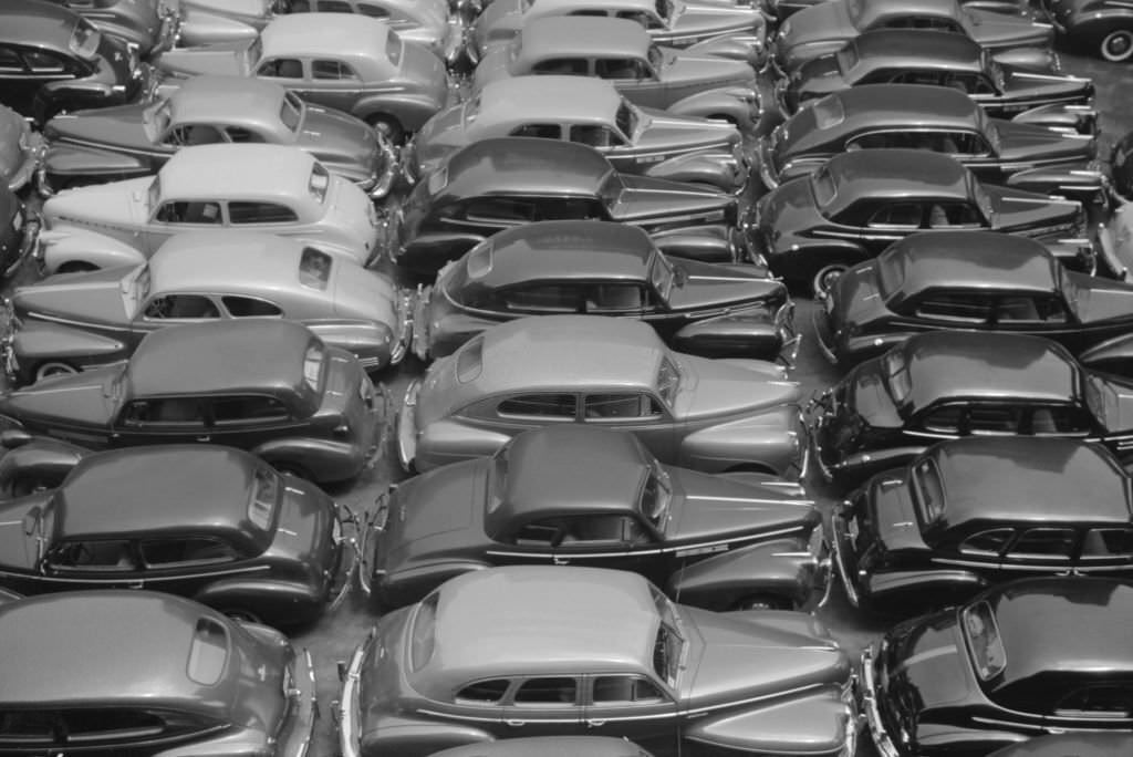 Parking Lot, Chicago, Illinois, July 1941