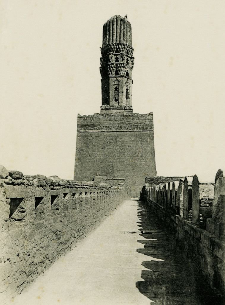 Minaret of Al Hakim Mosque, Cairo, 1910s