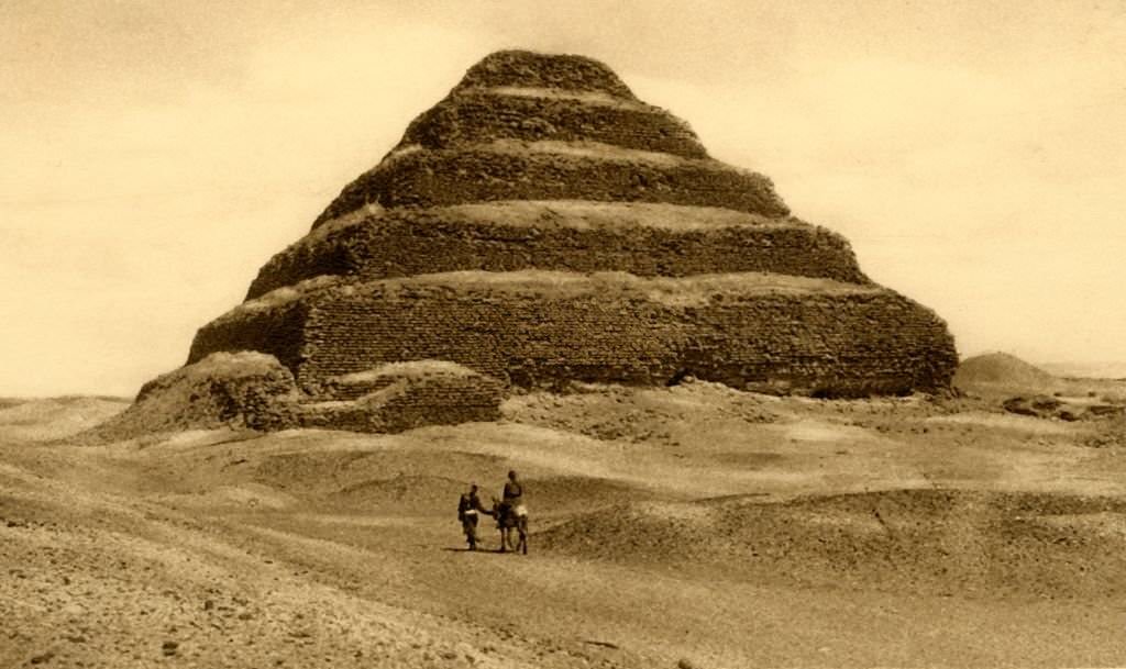 Saqqara - The Step Pyramid, 1918