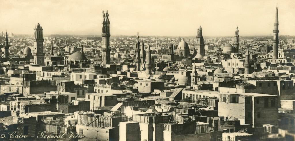 Cairo - General View, 1918
