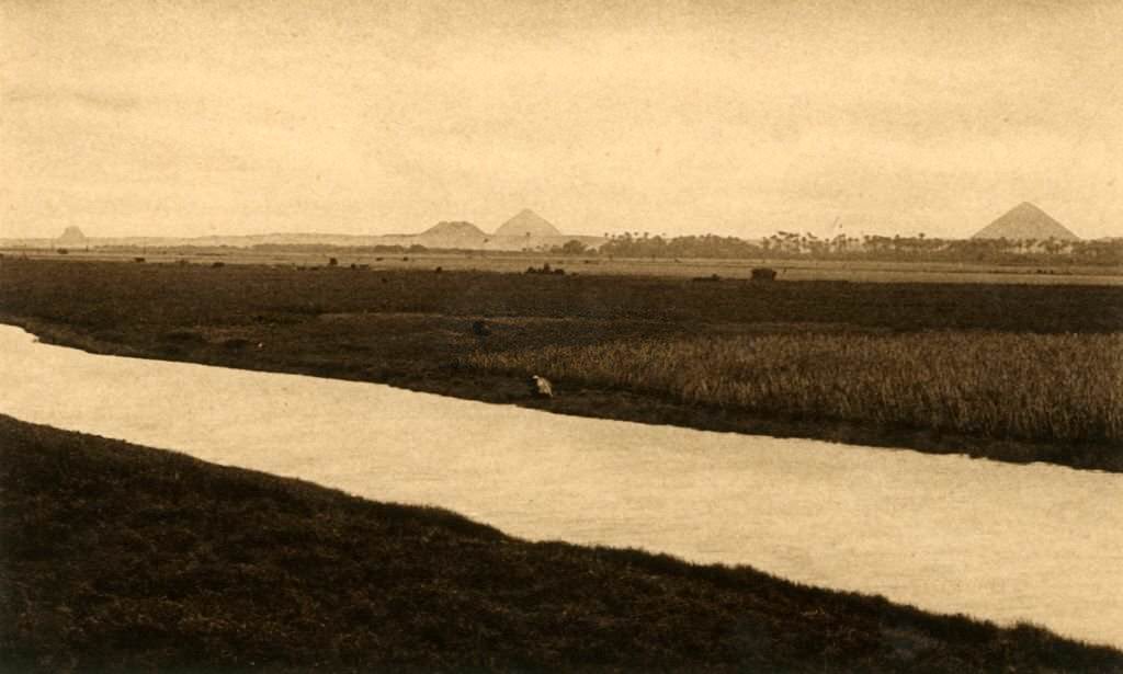 The Pyramids of Dashur, Saqqara, 1918