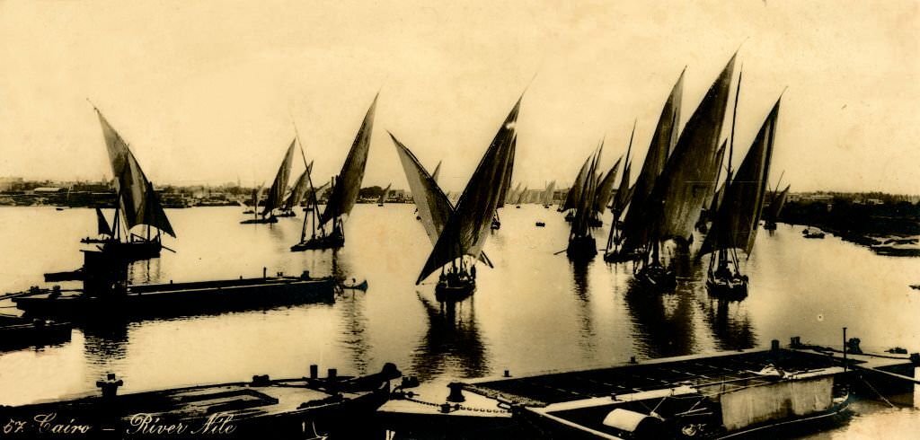 River Nile, Cairo, 1918