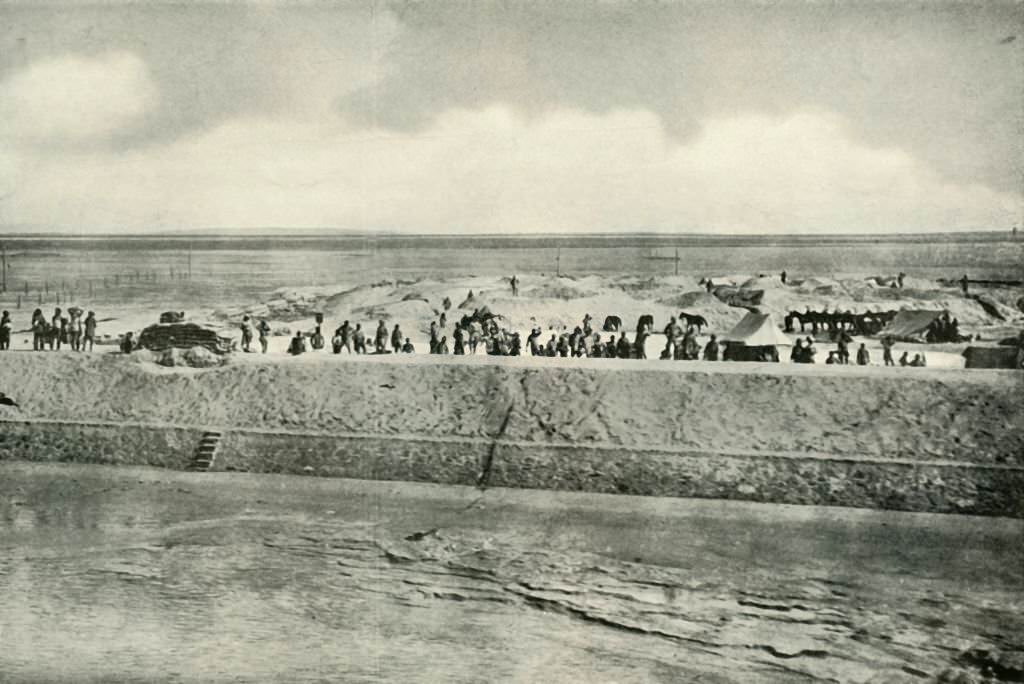 Guarding The Banks of The Suez Canal, 1919