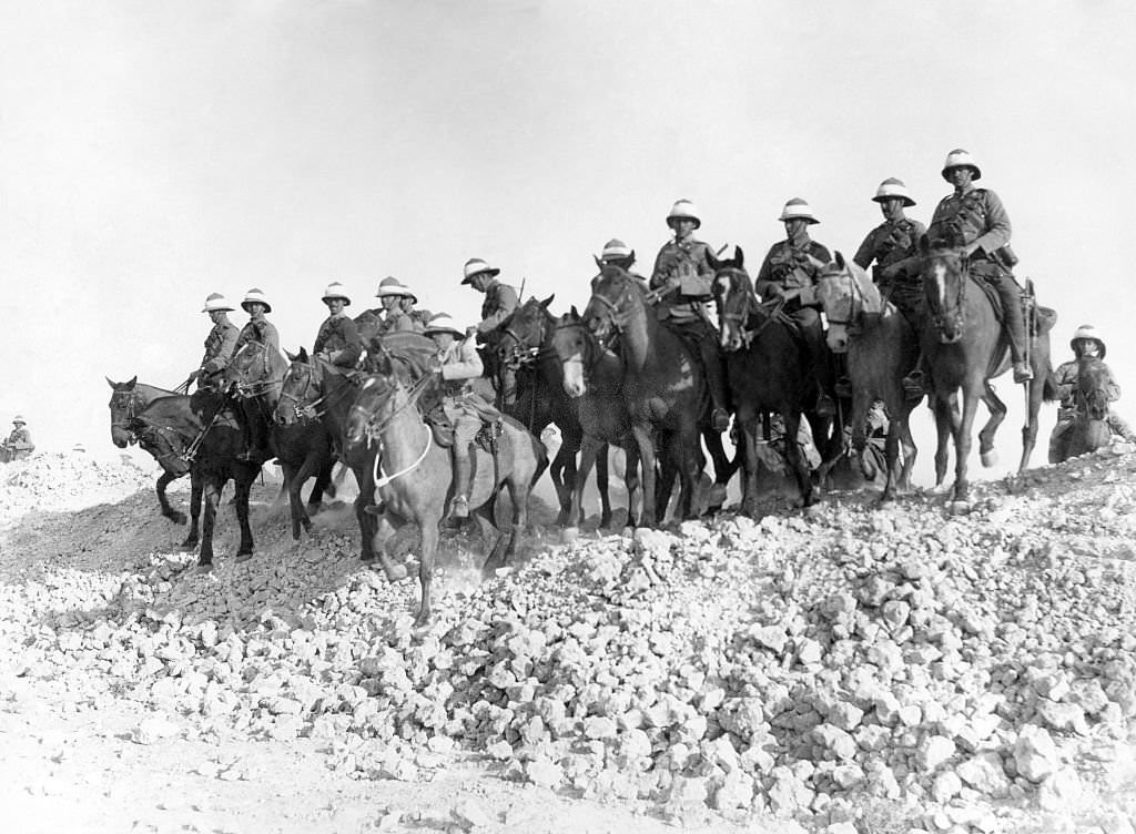 World War one - British Army - Egypt, 1910s