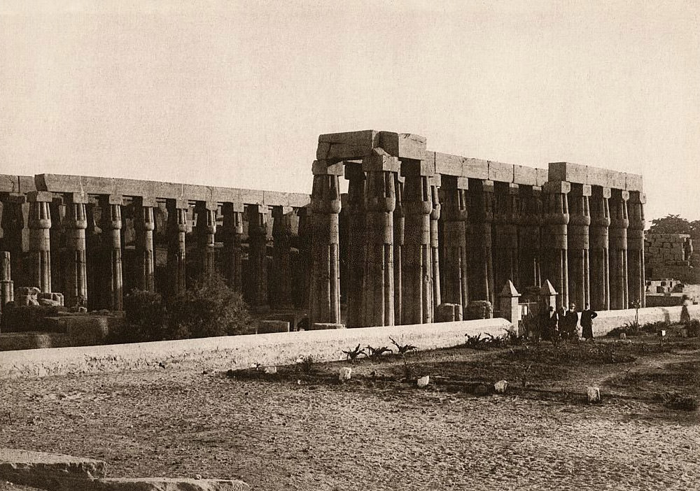Temple Luxor Egypt, 1912