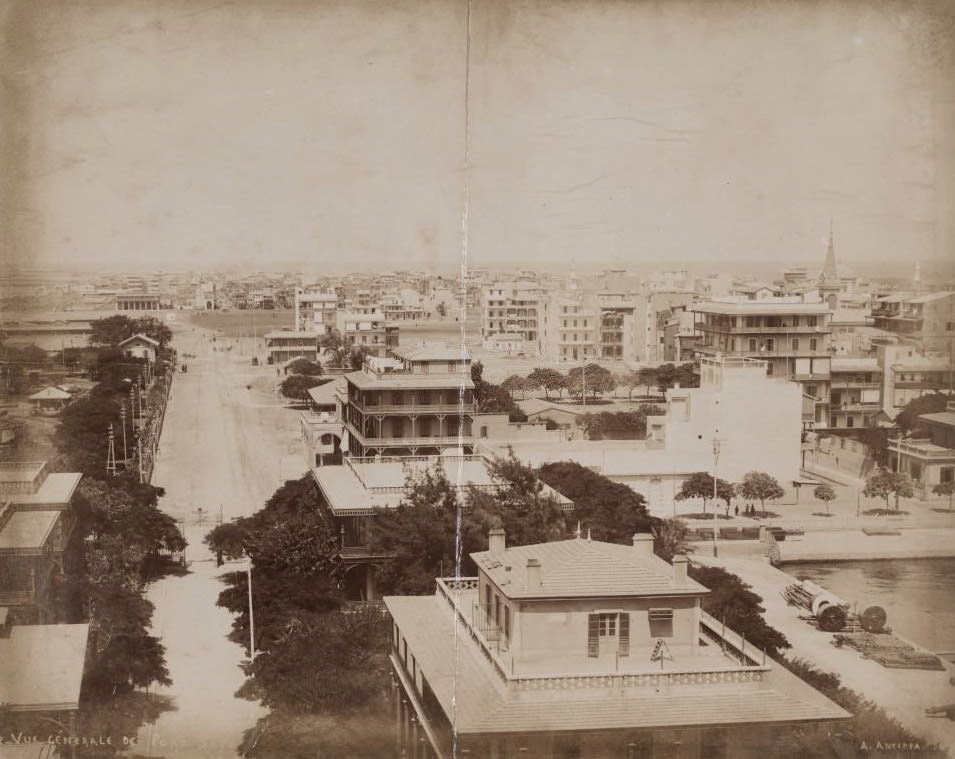 View of Port Said taken from above, 1911