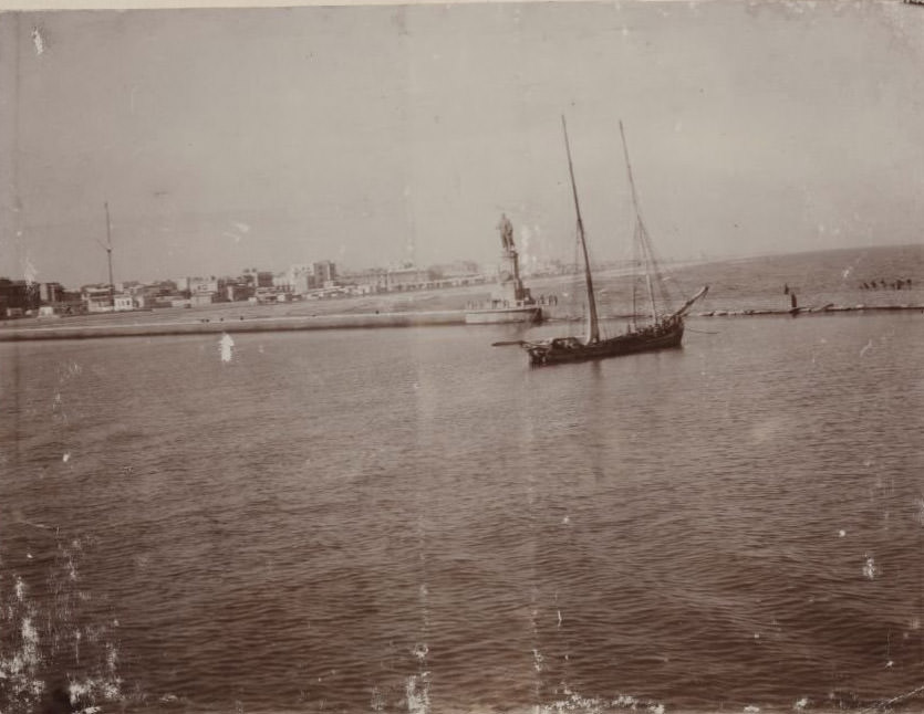 Entrance to Port Said, 1910