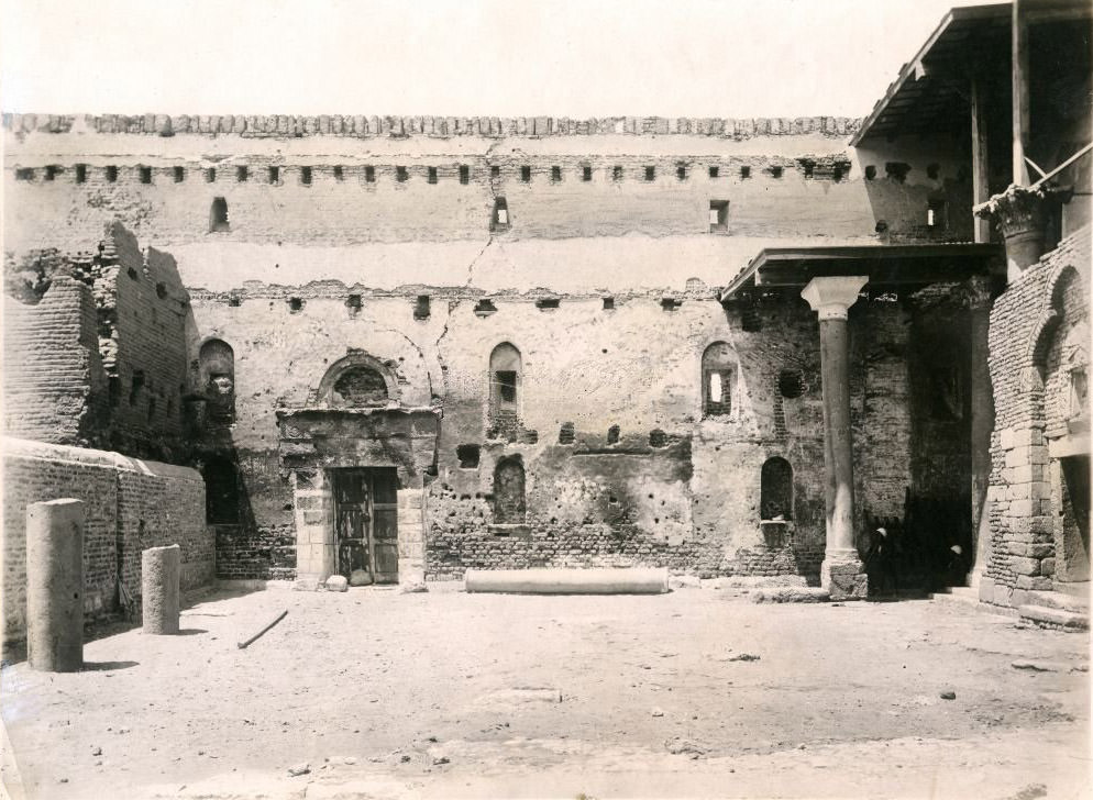 View of interior of northern wall, Red Convent, 1912