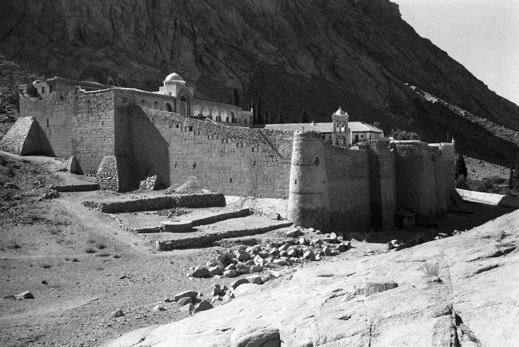 Saint Catherine's Monastery located in South Sinai, 1978