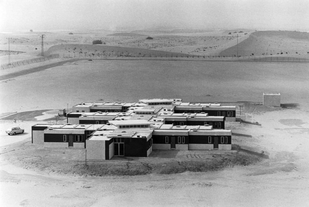 New barracks in the Jewish settlement of Yamit, 1978