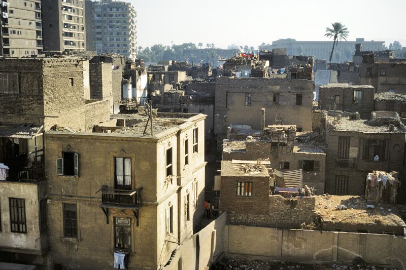 Rooftops and rubble, Cairo, Egypt