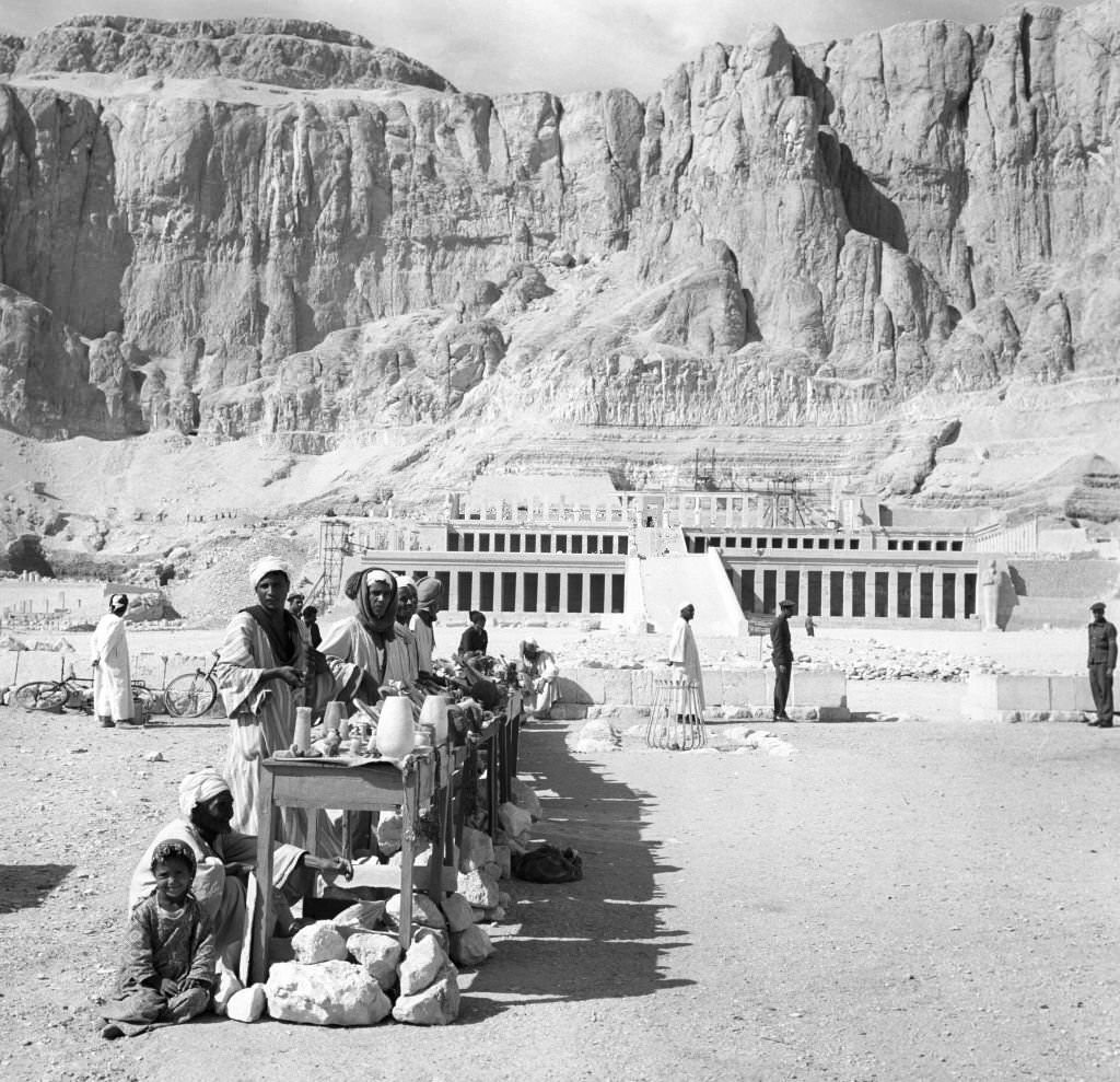 Temple of Hatshepsut in Thebes 1973