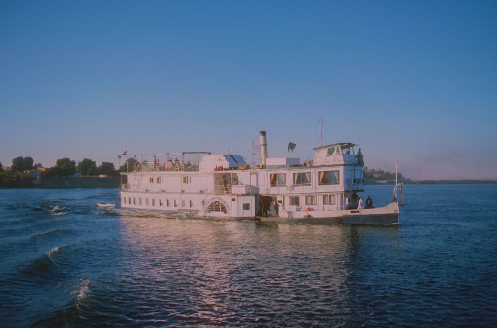 River Cruise Boat on the Nile in 1977.