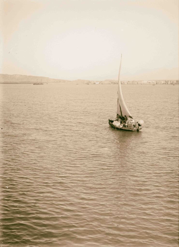 Tor from the Bay in Sinai, Egypt, 1900.