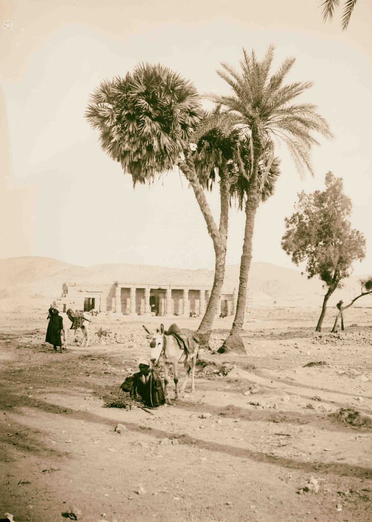 Temple of Kurna in Thebes, 1900s