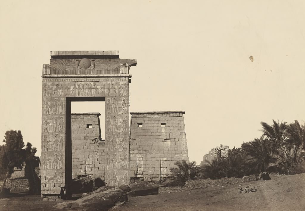 Karnak: Gate of Khonsu, 1903