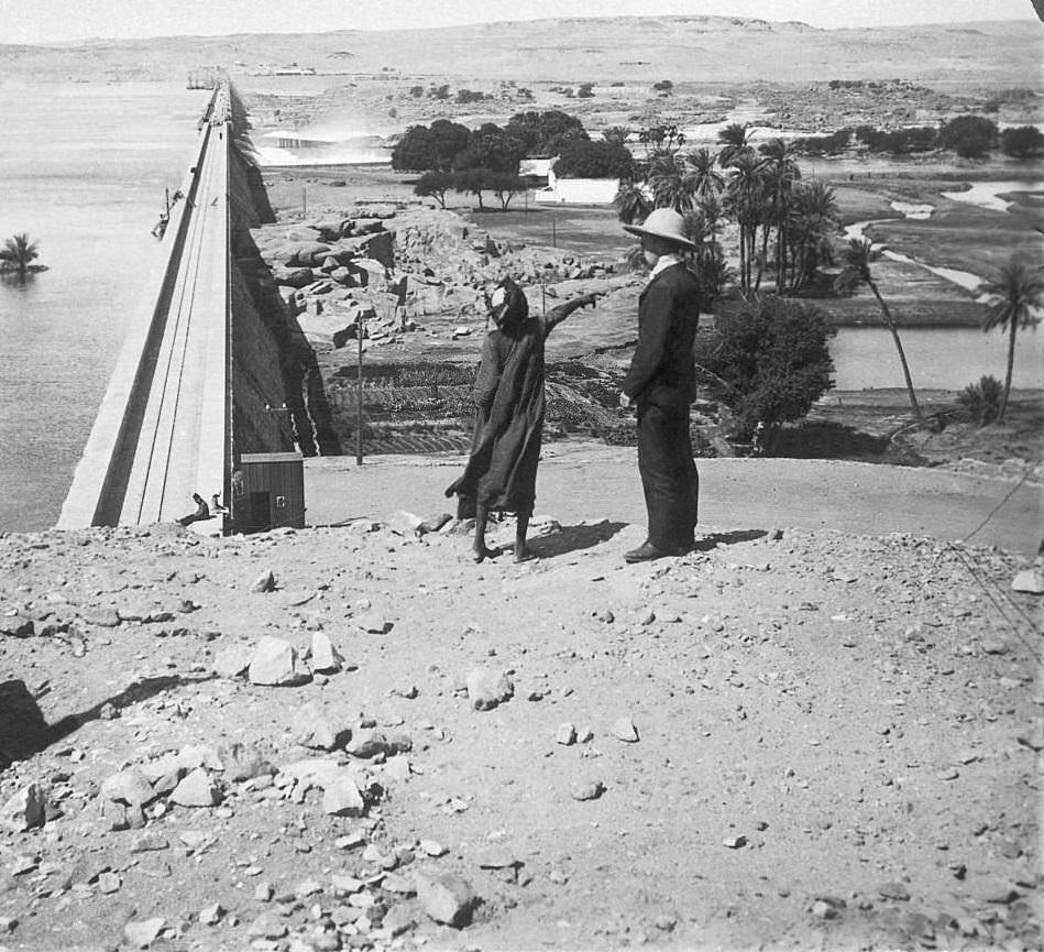 The Aswan Dam at the Start of the Century, 1902