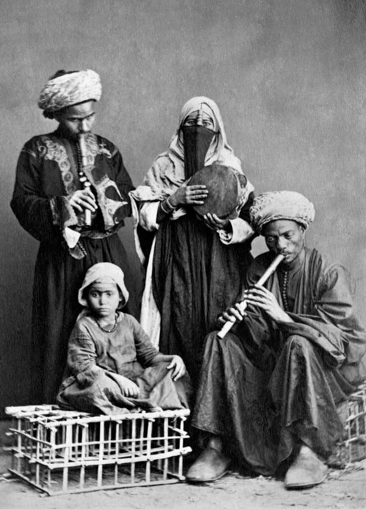 Group of musicians in Cairo.