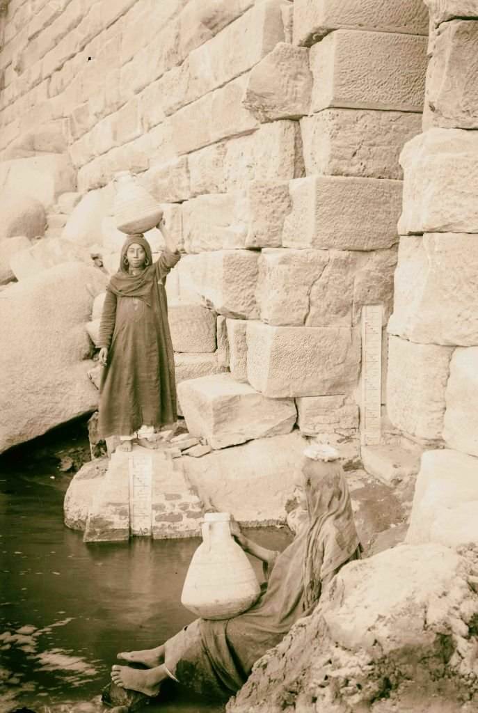 The Nilometer on Elephantine Island, Egypt, 1900s