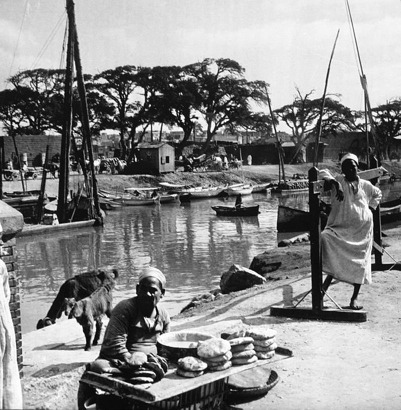 Egypt Alexandria Occupations Vendor, 1900