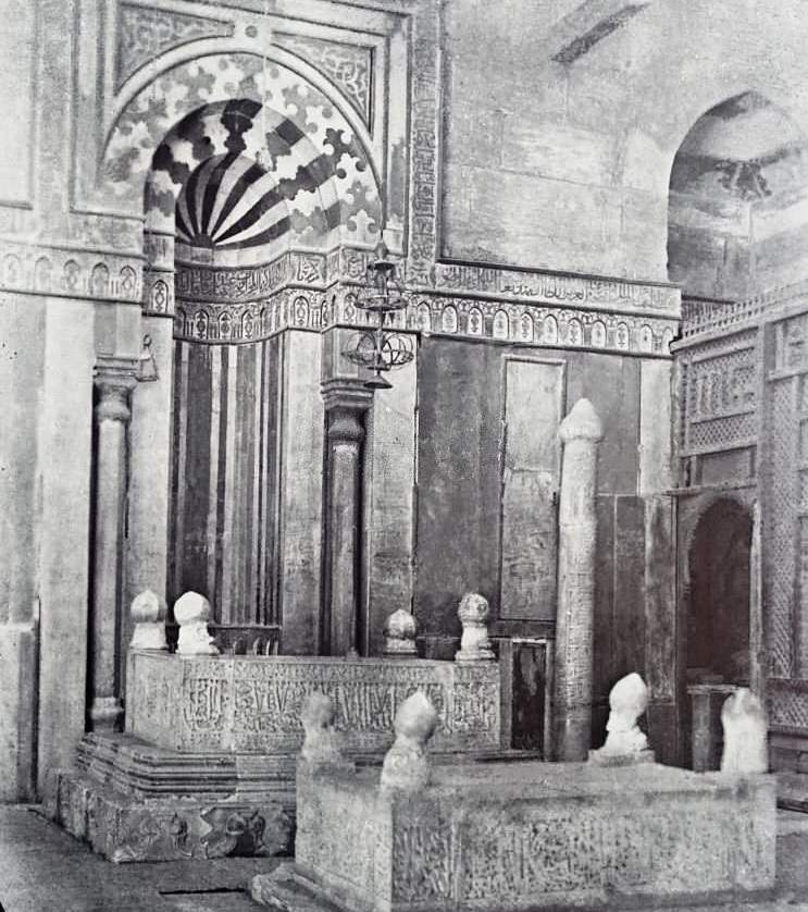 Mausoleum of Sultan Al Zaher Barquq and sons at the complex of Al Nasr Farag Ibn Barquq complex located at the city of the dead, Cairo, Egypt.