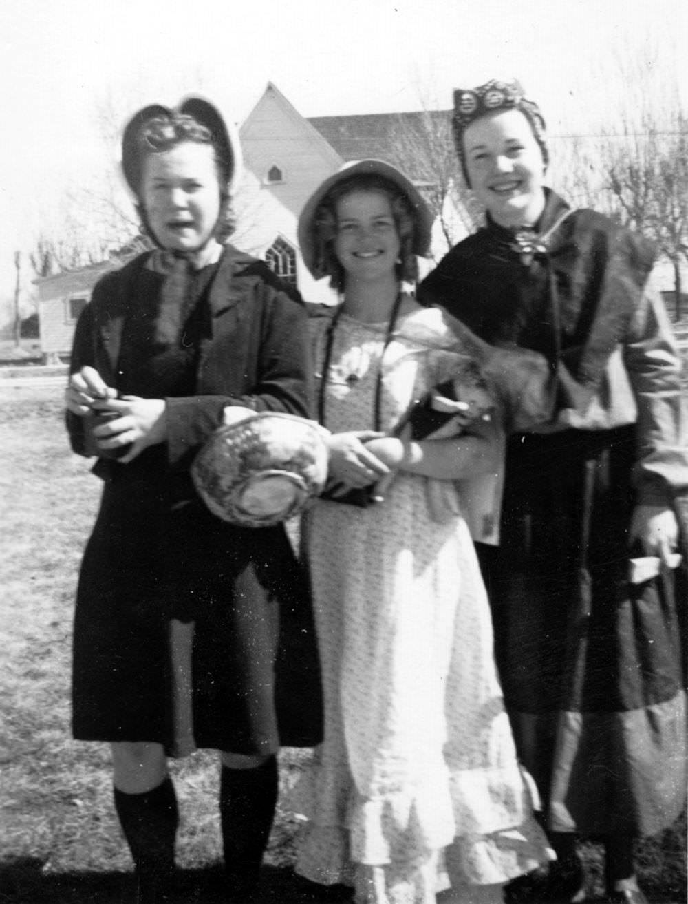 Hilarious Photos of Fruita Union High School Graduation Antics, Colorado, 1941