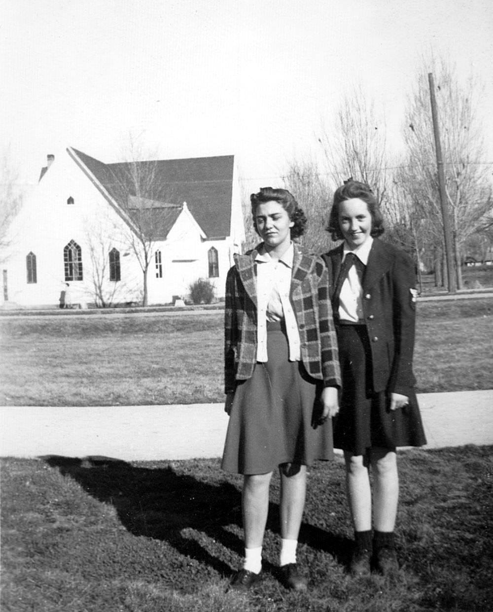 Hilarious Photos of Fruita Union High School Graduation Antics, Colorado, 1941