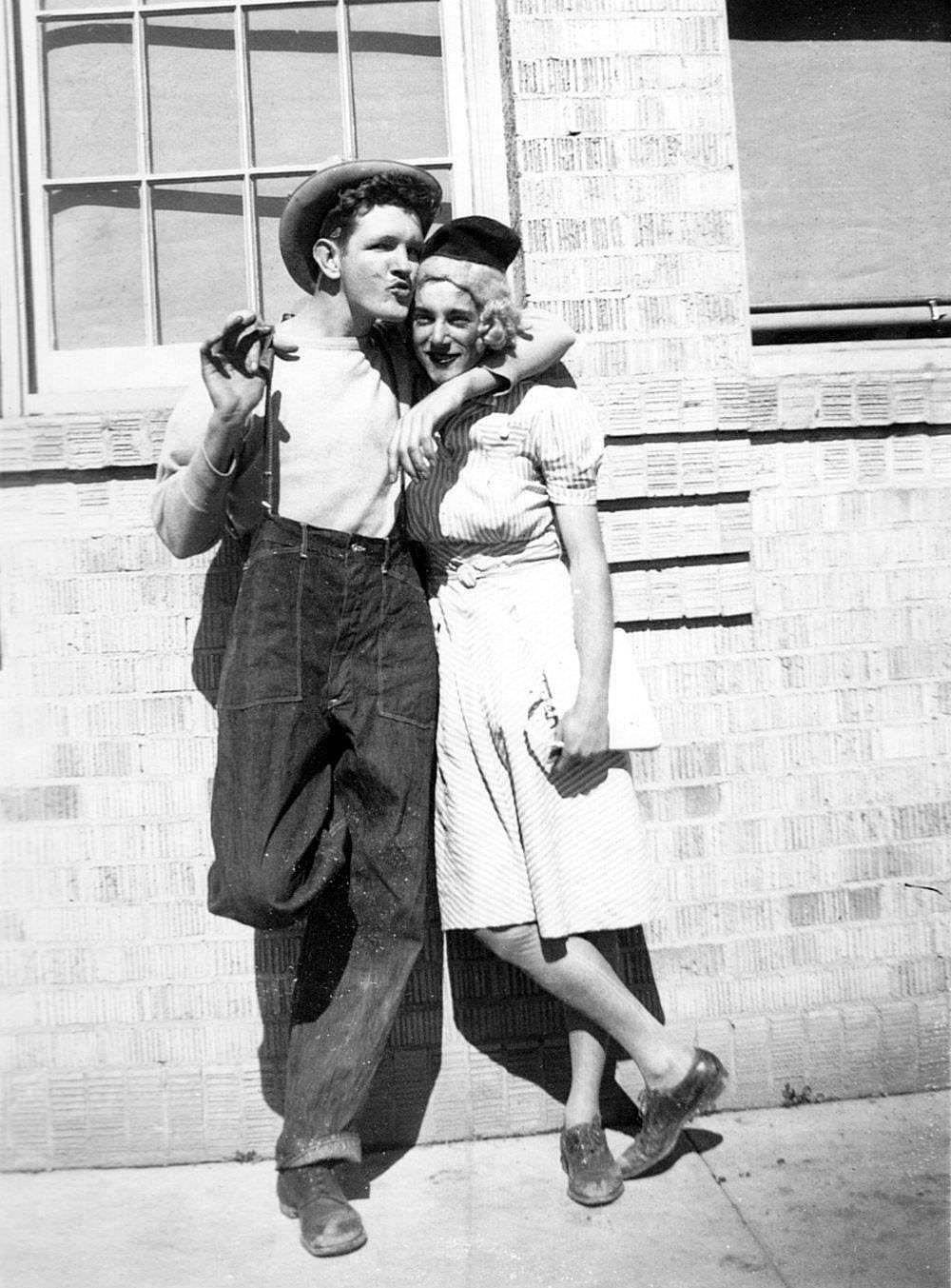 Hilarious Photos of Fruita Union High School Graduation Antics, Colorado, 1941