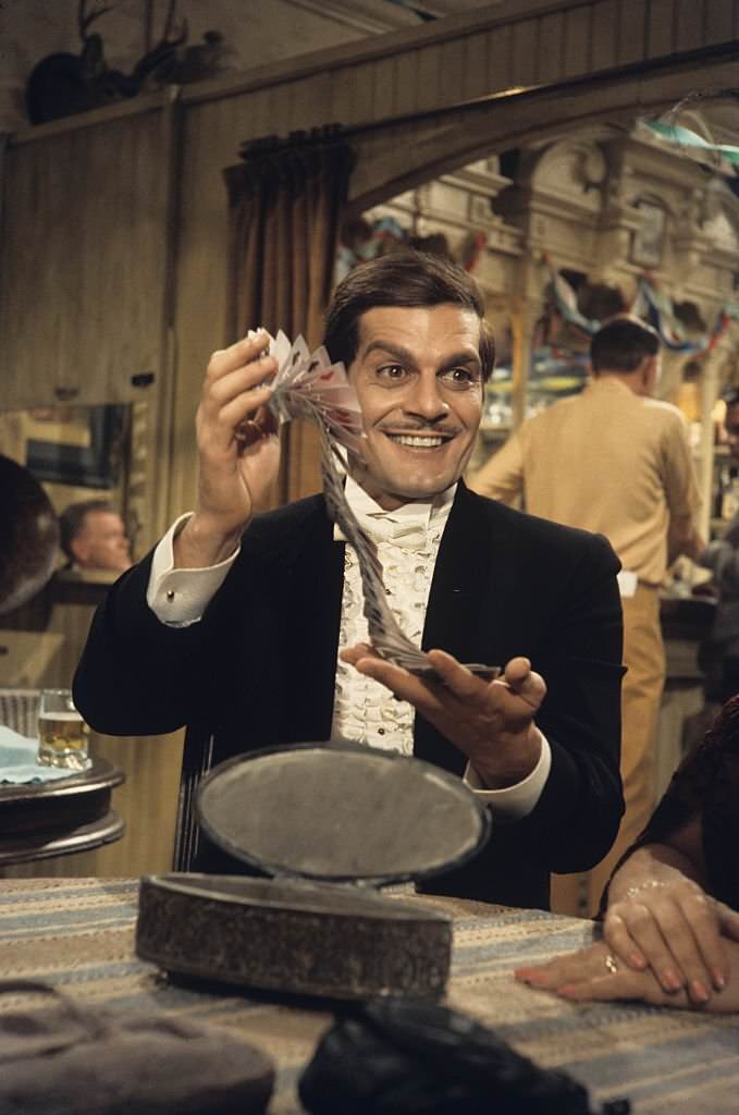 Omar Sharif in 'Funny Girl', 1968.