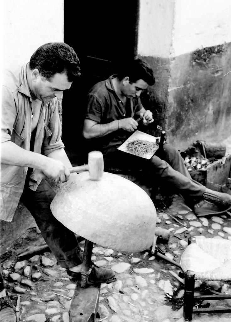 Craftsmen, Granada, Spain, 1966.