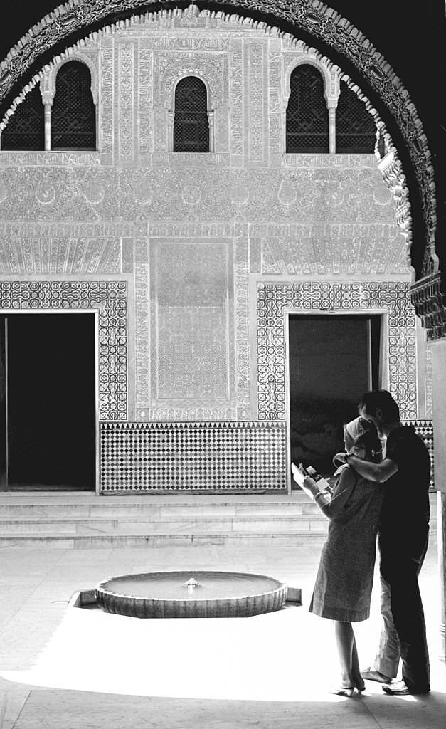 The 'Cuarto de Comares' of the 'Alhambra' of Granada, 1966, Andalusia, Spain.