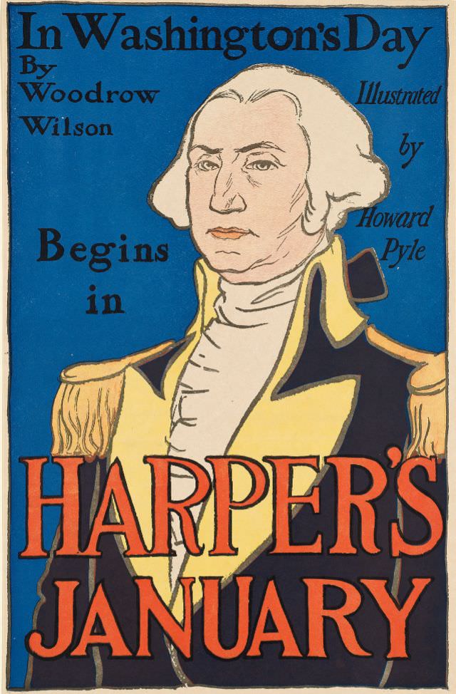 George Washington looks out, Harper's January, 1896