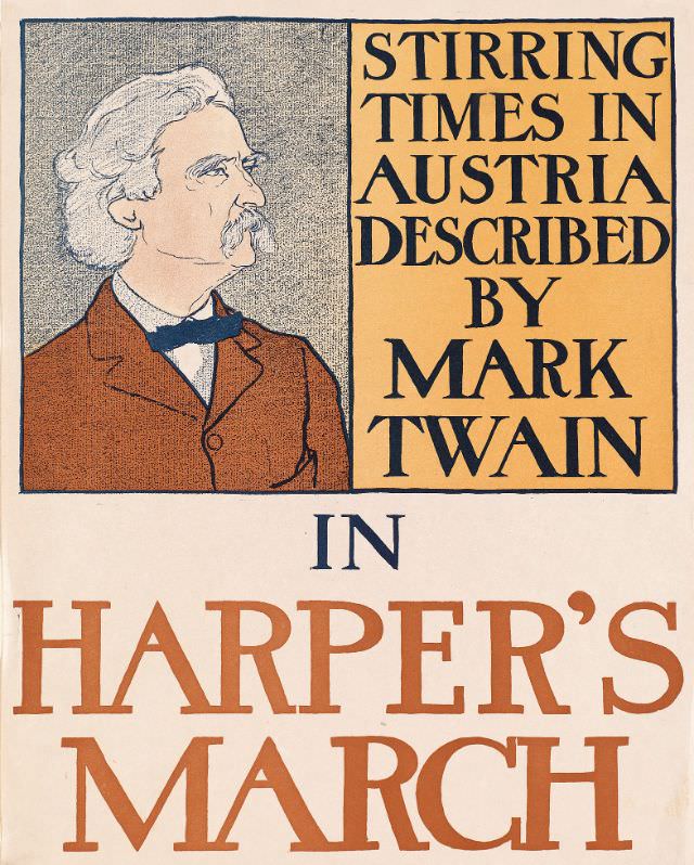 Stirring times in Austria described by Mark Twain in Harper's March, 1898