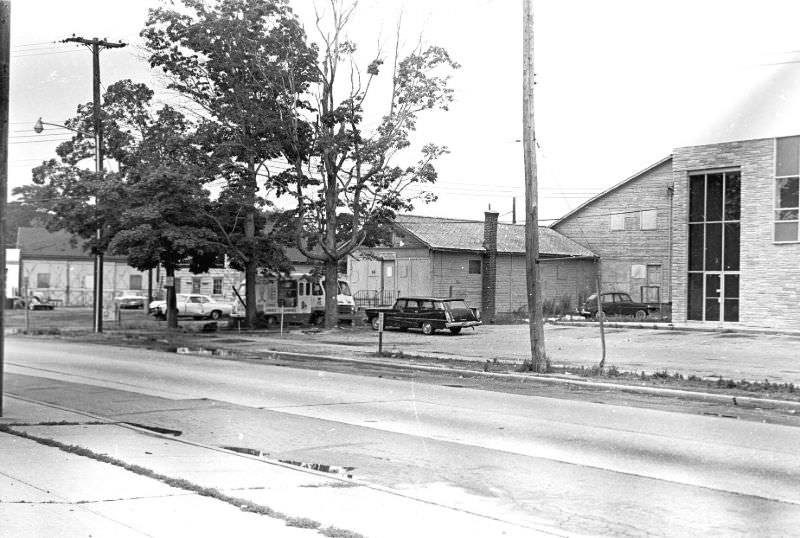 End of Newbridge Rd., now Nelson Ave., Hicksville, New York, 1967